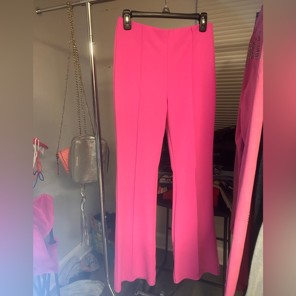 Krush Pink Wide Leg Pants